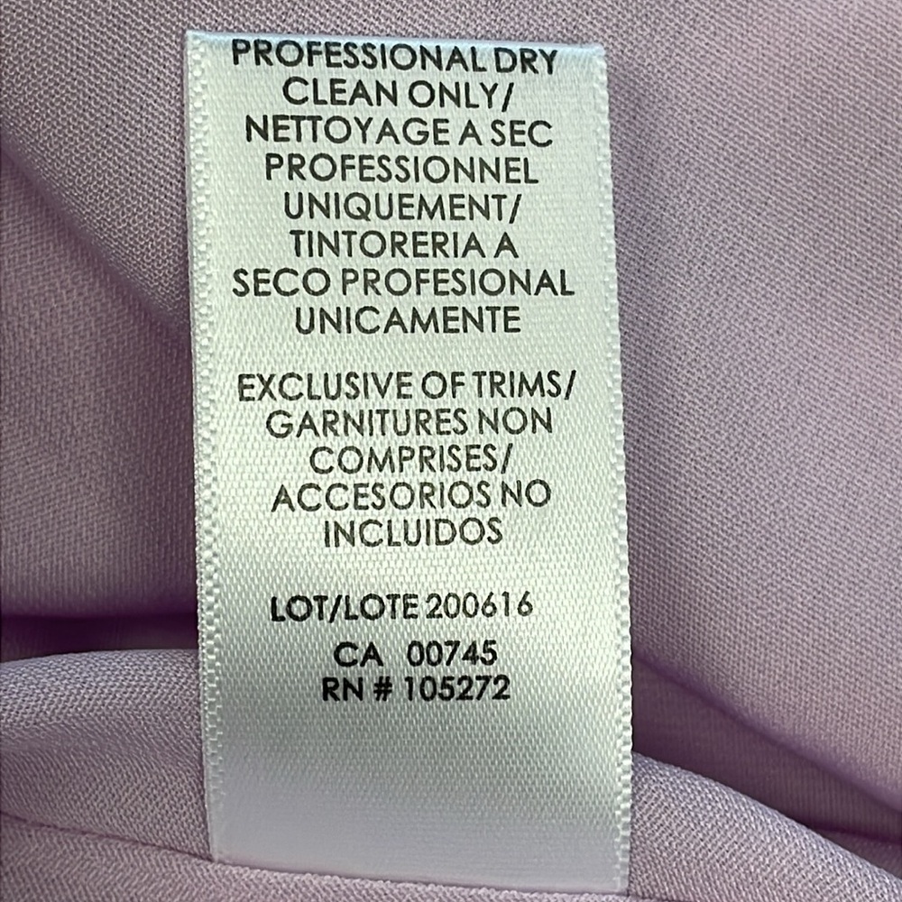 NWT AMUR Acacida Tie Shoulder Ruffle Midi Dress in Lilac Lily Dreamy Wildflower - Picture 15 of 16